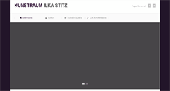 Desktop Screenshot of ilkastitz.de